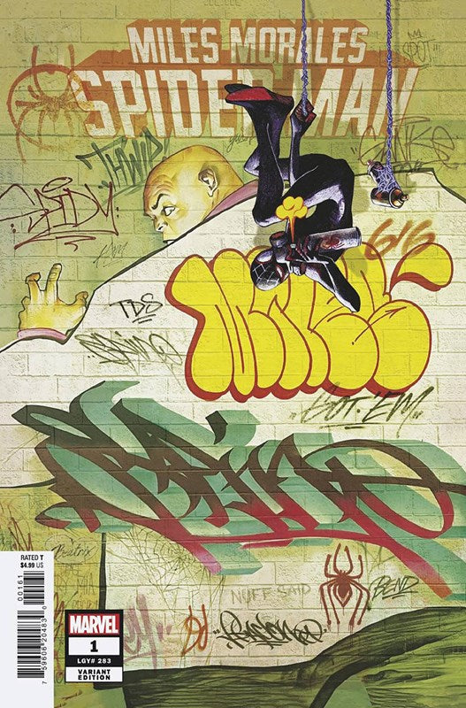 Miles Morales: Spider-Man 1 (2023)  Mike Del Mundo Graffiti Variant