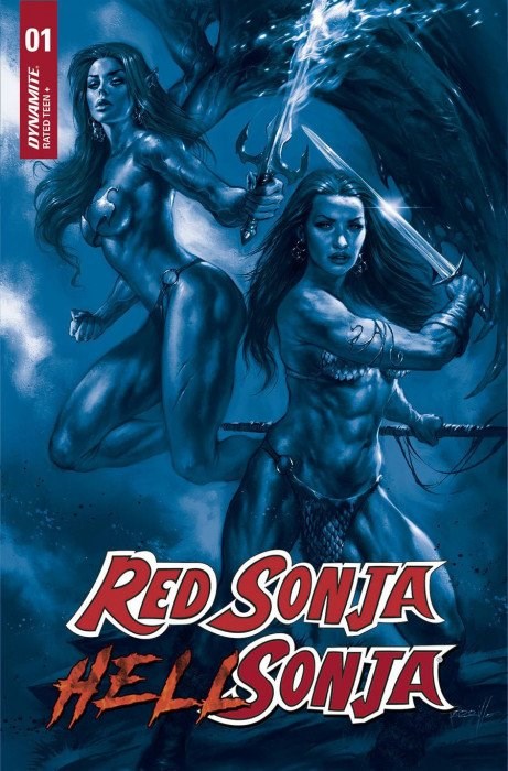 Red Sonja Hell Sonja 1 (2022)  Lucio Parrillo tinted cover