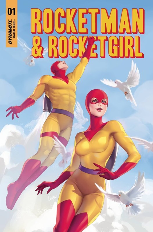 Rocketman & Rocketgirl 1 (2023)  Cover A by Lesley Leirix Li