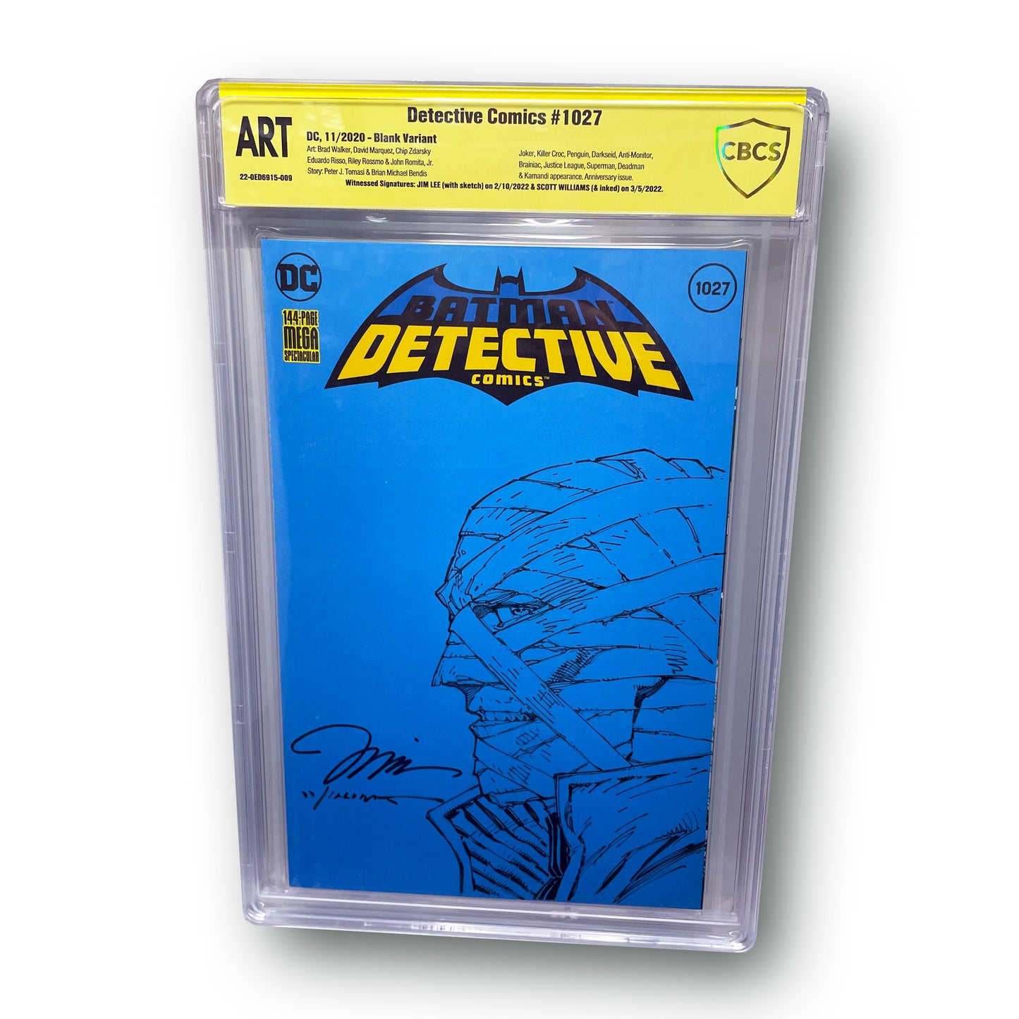 Detective Comics #1027 Sketch Cover Jim Lee