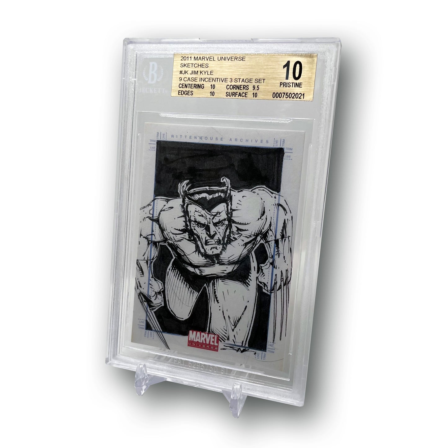 Graded Sketch Cards - Wolverine Trio Jim Kyle