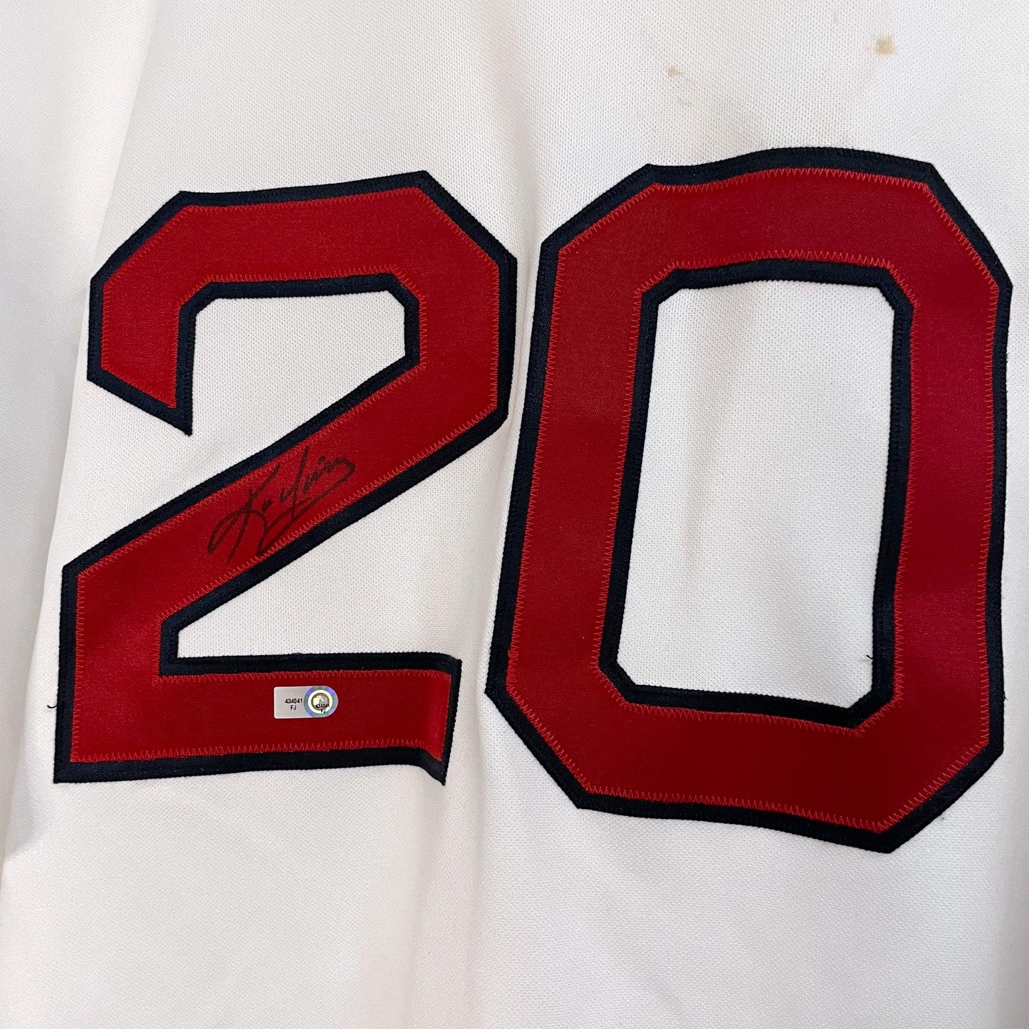 Autographed Red Sox Jersey- Kevin Youkilis