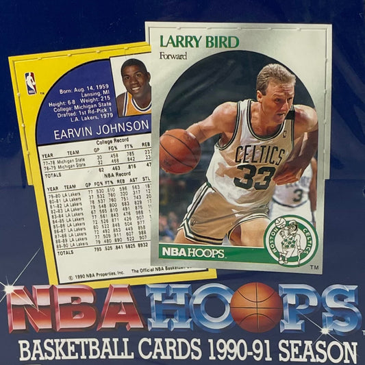 NBA Hoops Basketball Cards 1990-91 Season (Blue)