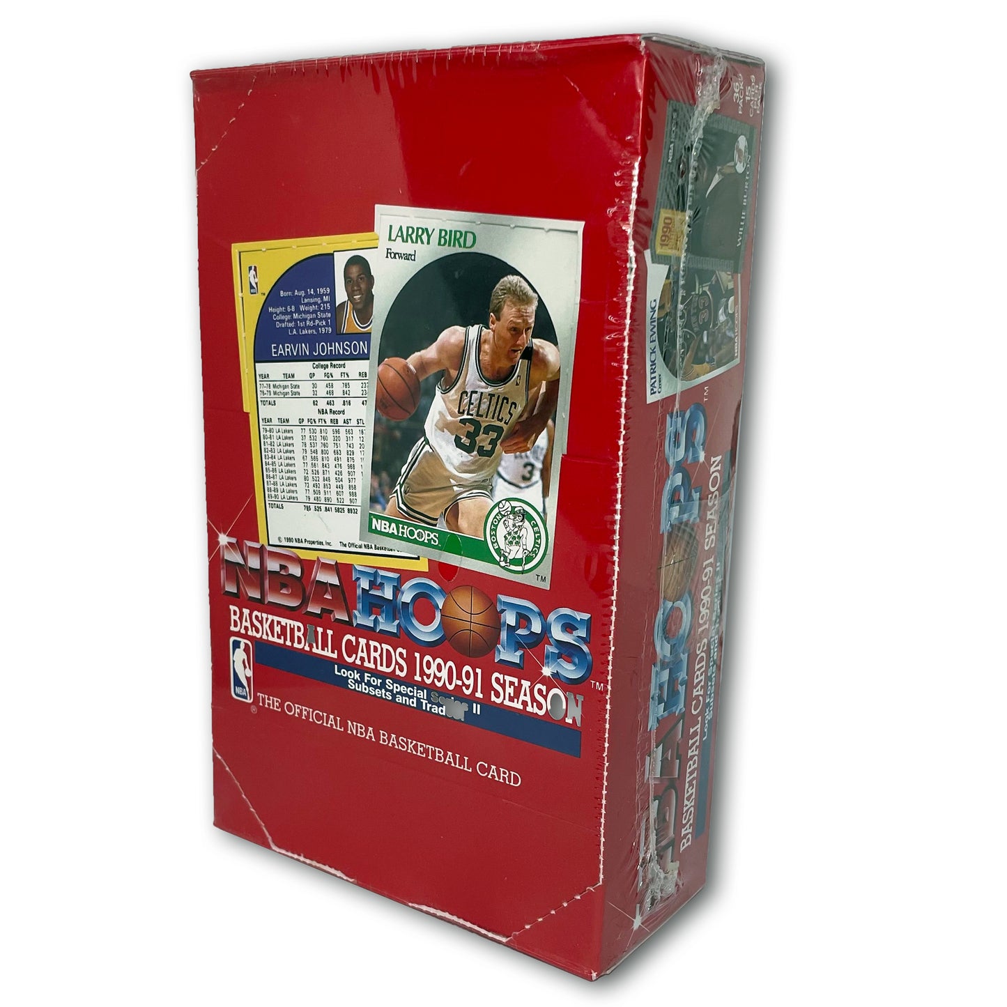 NBA Hoops Basketball Cards 1990-91 Season (Red)