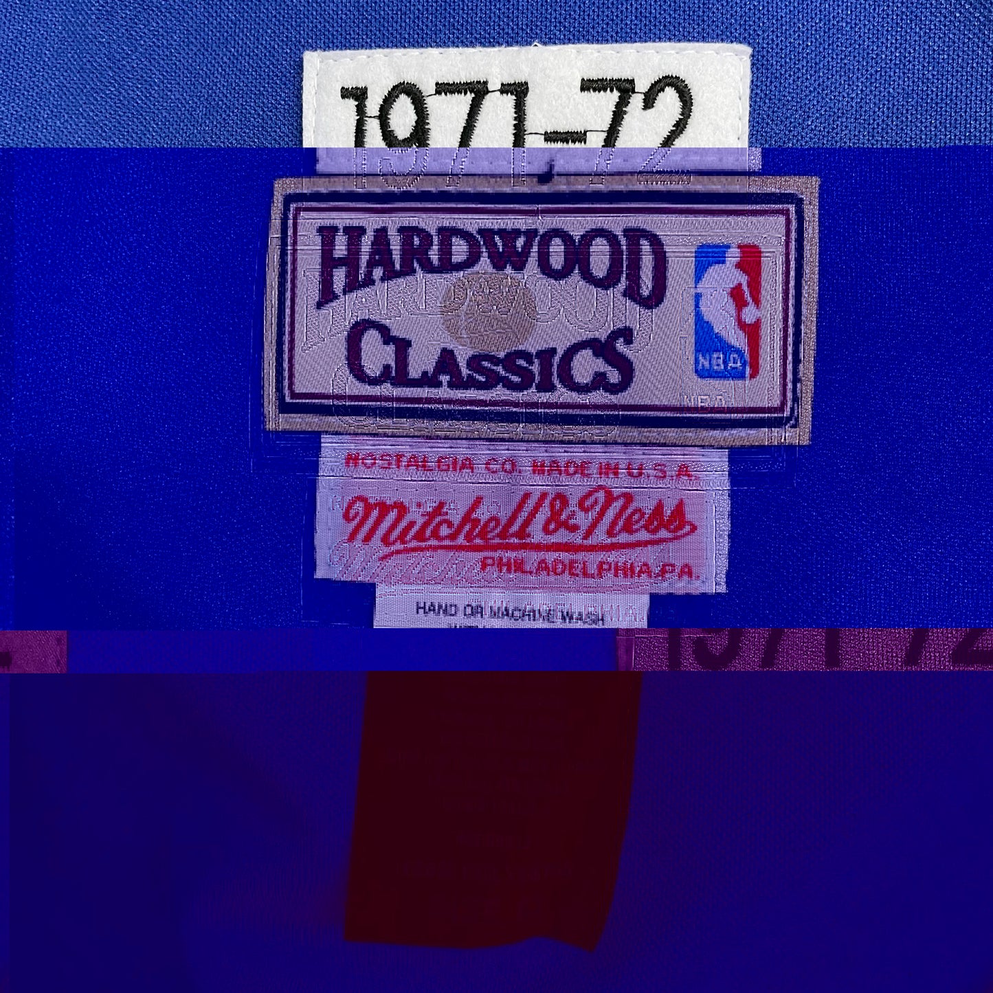 Hardwood Classics 1971-72 Atlanta "Pistol" #44 Blue