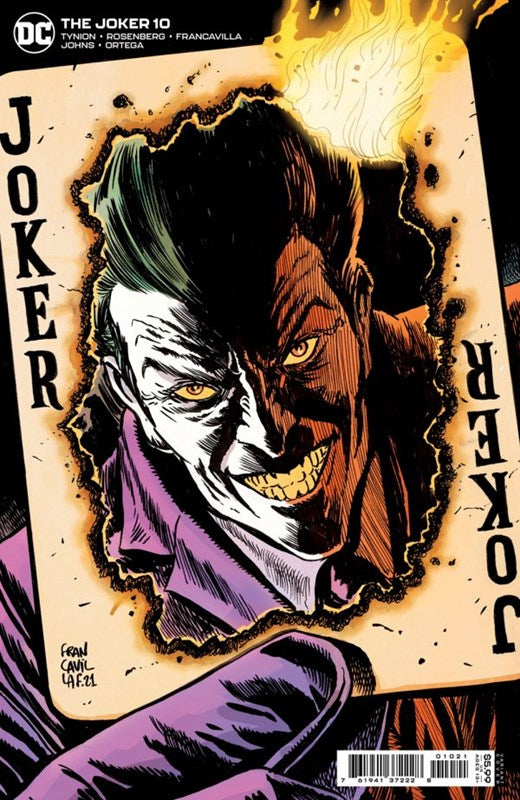 The Joker 10 (2021)   Francesco Francavilla Variant Cover