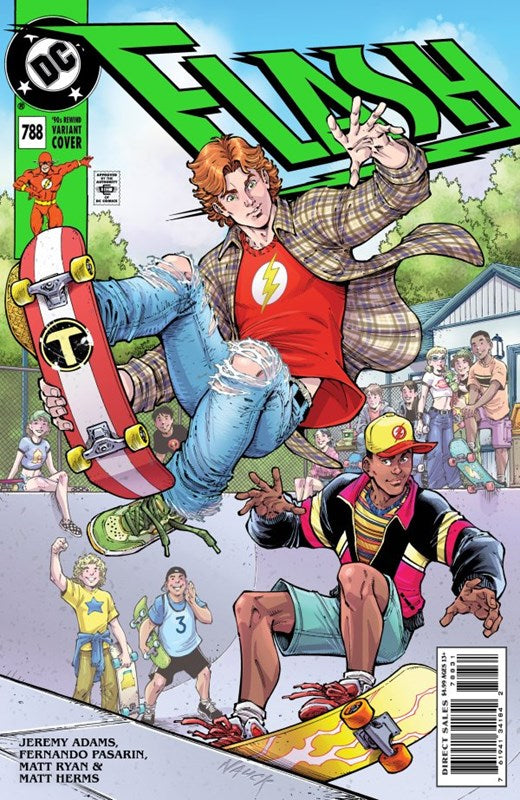 Flash 788 90's rewind variant cover by Todd Nauck