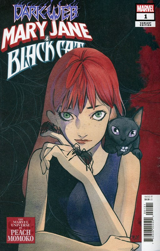 Mary Jane & Black Cat 1 (2022)  Peach Momoko Variant cover