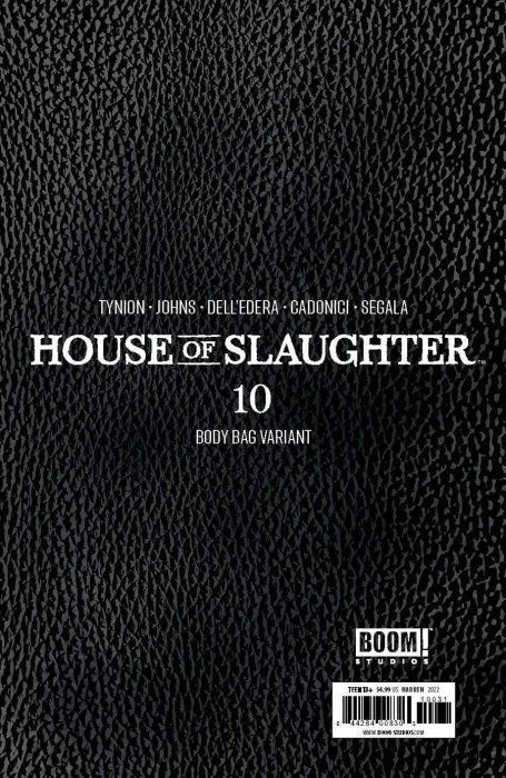 House of Slaughter 10 (2022)   James Harren Bodybag Variant