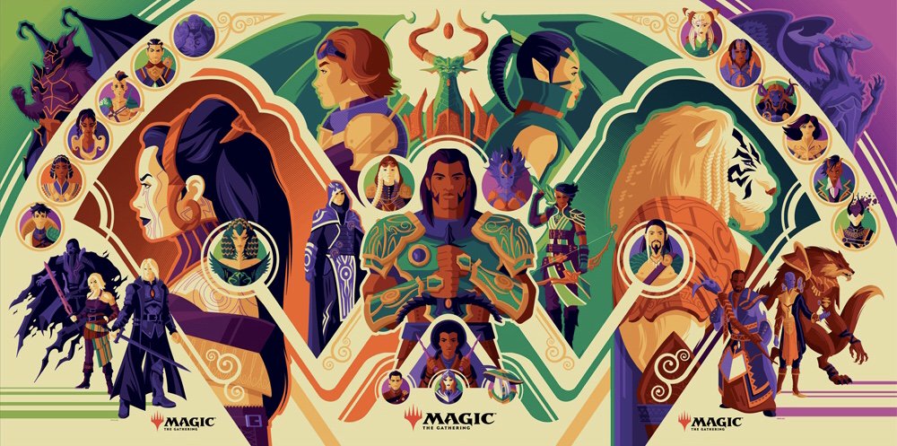 War of the Spark: Planeswalker Triptych Posters